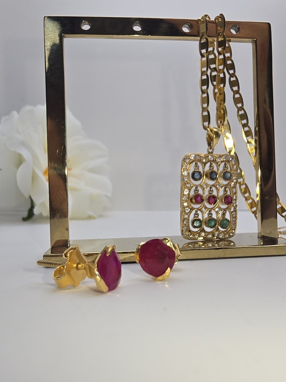 22k [&18k] Jewellery Set - Picture 4 of 10
